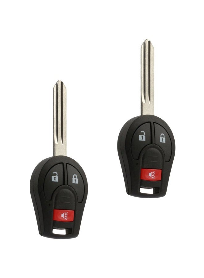 USARemote Key Fob Keyless Entry Remote fits Nissan Rogue Cube Juke Versa NV 2008 2009 2010 2011 2012 2013 2014 (CWTWB1U751), Set of 2 - Image 1