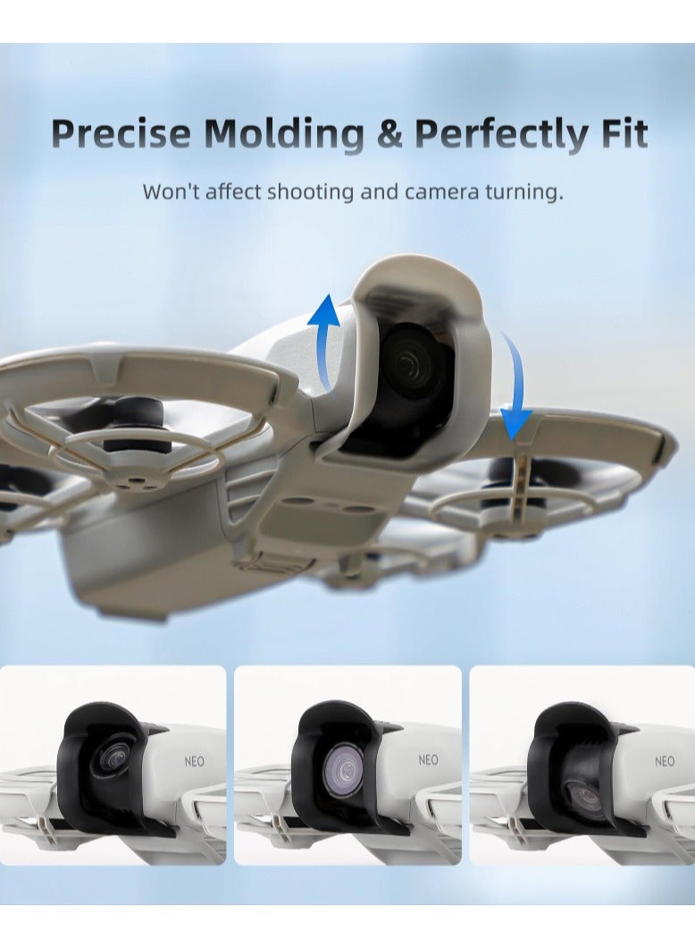 Lens Sunshade Hood for DJI NEO Anti-Glare Drone Lens Hood Camera Protector Cap Gimbal Protection Cover (Gray)  - Image 4