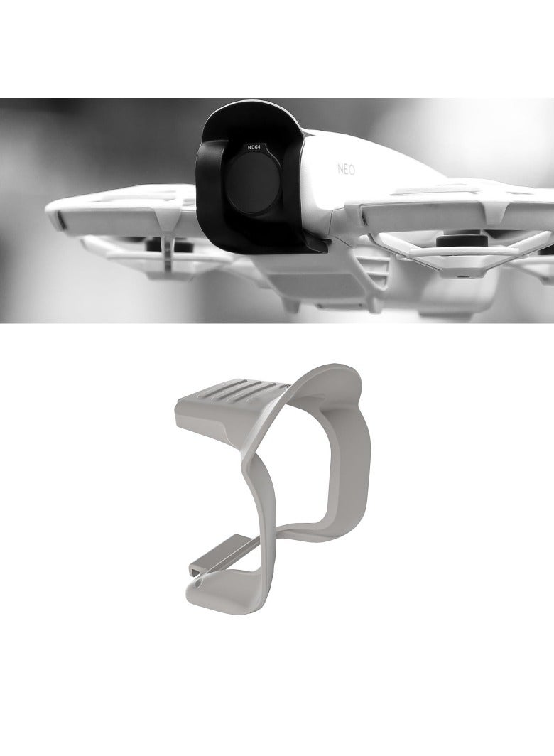 Lens Sunshade Hood for DJI NEO Anti-Glare Drone Lens Hood Camera Protector Cap Gimbal Protection Cover (Gray)  - Image 1
