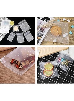 4”x4”Self Adhesive Candy Bag 400 PCS Cellophane Cookie Bags Self-adhesive Sealing Cellophane Bags White Polka Dot Clear Bags OPP Plastic Party Bag for Bakery, Candy, Soap, Cookie - pzsku/Z4CAFCE77BFE876562320Z/45/_/1697072754/eb919f36-1b31-45c4-929e-141359751d2d