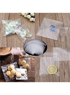 4”x4”Self Adhesive Candy Bag 400 PCS Cellophane Cookie Bags Self-adhesive Sealing Cellophane Bags White Polka Dot Clear Bags OPP Plastic Party Bag for Bakery, Candy, Soap, Cookie - pzsku/Z4CAFCE77BFE876562320Z/45/_/1697072918/ded7b38f-cd24-4a36-8f2d-b57f1fd5cdc4