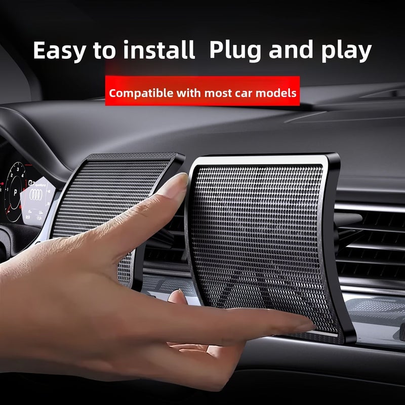 Telescopic Car Air Conditioner Wind Deflector Carbon Fiber Texture Easy Install Prevents Direct Airflow Durable Fit Most Vehicles - Image 1