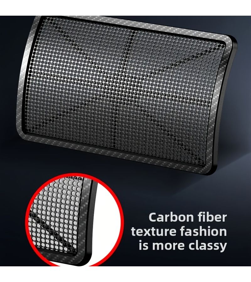 Telescopic Car Air Conditioner Wind Deflector Carbon Fiber Texture Easy Install Prevents Direct Airflow Durable Fit Most Vehicles - Image 2
