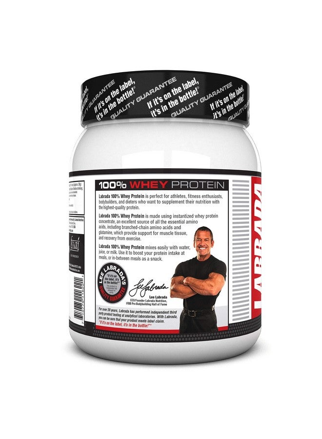 LABRADA 100% Whey Protein Concentrate, Post Workout, 26G Protein, 0G Sugar, Chocolate, 2.2 Lbs  - Image 4
