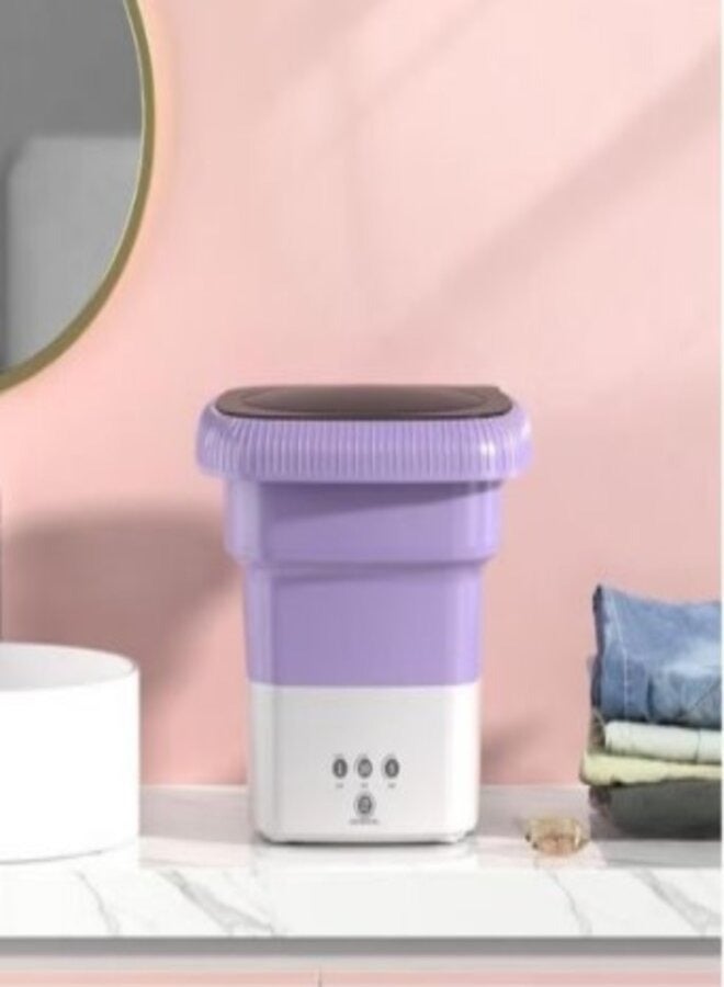 Zoom Plus Portable Washing Machine, Mini Foldable Washer,Spin Dryer Small Foldable Bucket Washer, Suitable for Apartment Dorm,Travelling - Image 5