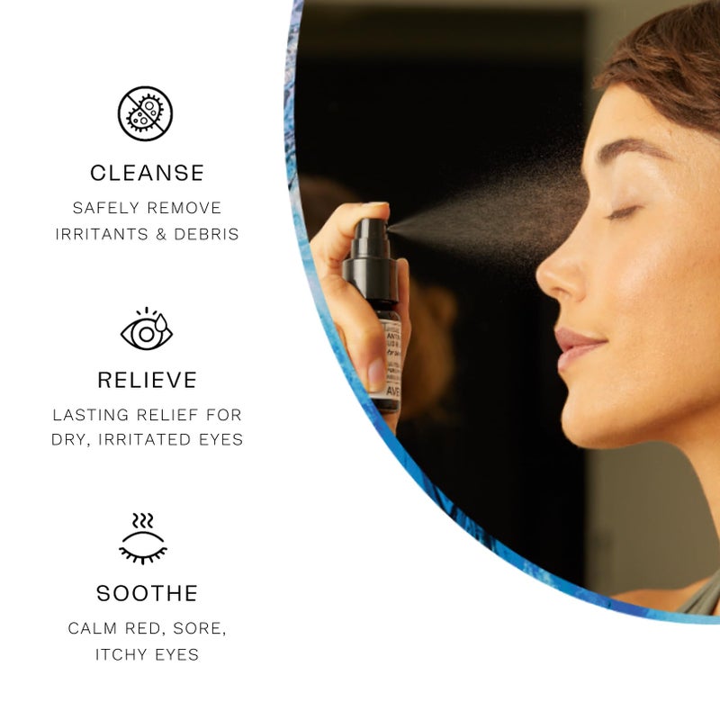 Avenova Eyelid and Eyelash Cleanser Spray - 20ml Bottle - Gentle Everyday Pure Hypochlorous Acid Spray for Eye Irritation - Image 3