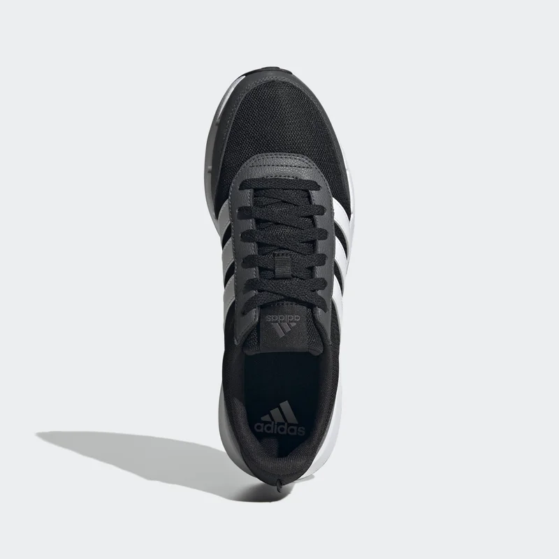 Adidas Core Black / Cloud White / Grey Six Run 50s Shoes  | Best Price UAE