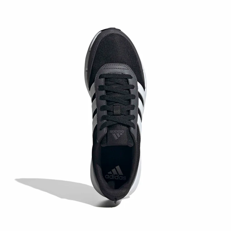 Adidas Core Black / Cloud White / Grey Six Run 50s Shoes  | Best Price UAE