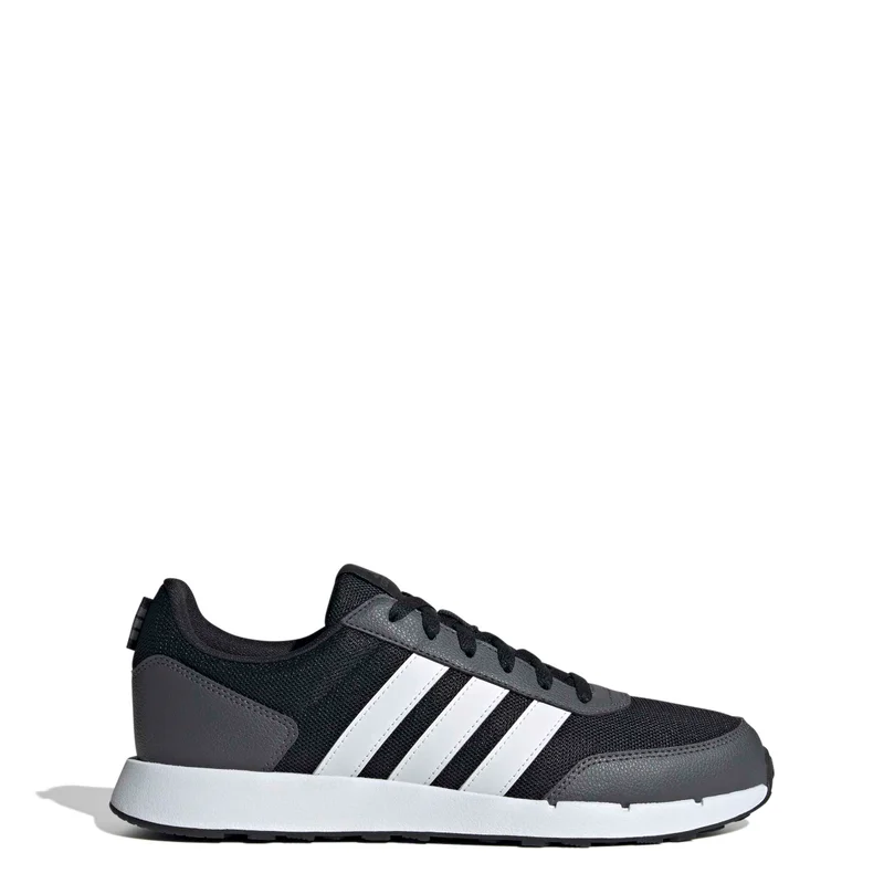 Adidas Core Black / Cloud White / Grey Six Run 50s Shoes  | Best Price UAE