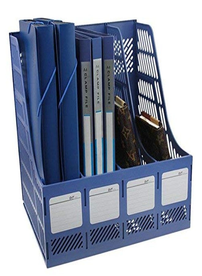 Volo Expandable Bookcase Desktop Bookend, Adjustable Metal Book Stand and Organizer for Kids & Office Use - File Holder and Book Storage Rack (Black Wing Design) - Image 2