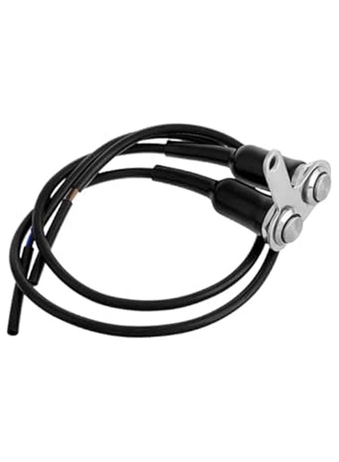 Blue LED Motorcycle Handlebar Control Switch Left Side Universal Fit Metal Bracket - Image 1