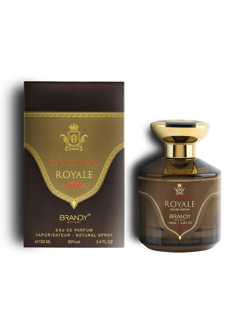 BRANDY DESIGNS براندى ديزاينز أوتومان رويال 100 مل ماء عطر/عطر مثالي للمناسبات الخاصة - استمتع بهدية خاصة حصرية - Image 1