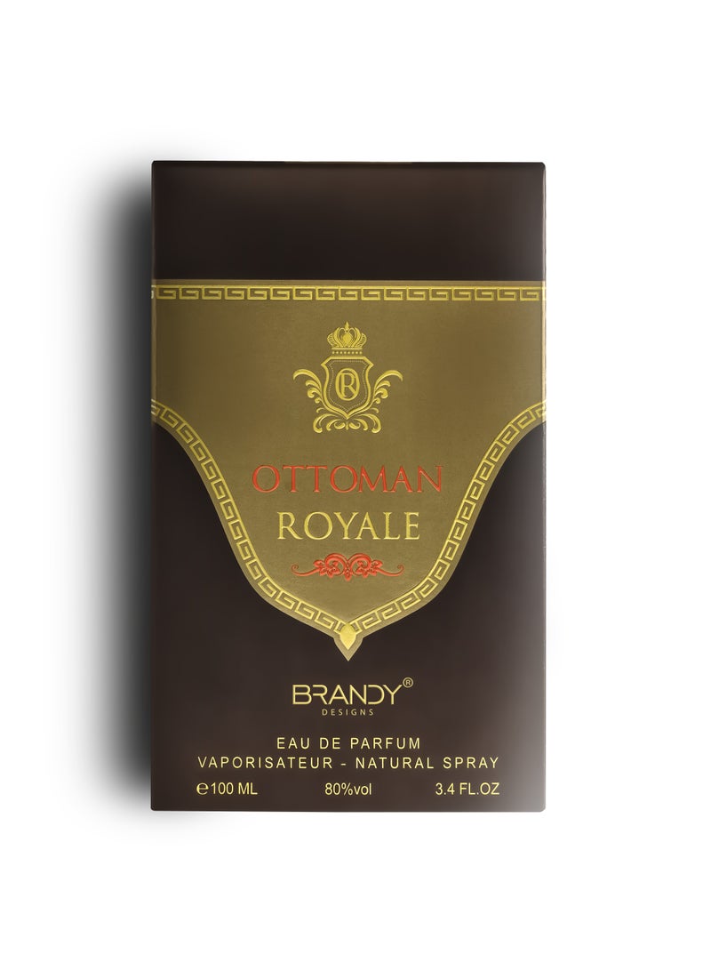 BRANDY DESIGNS براندى ديزاينز أوتومان رويال 100 مل ماء عطر/عطر مثالي للمناسبات الخاصة - استمتع بهدية خاصة حصرية - Image 3