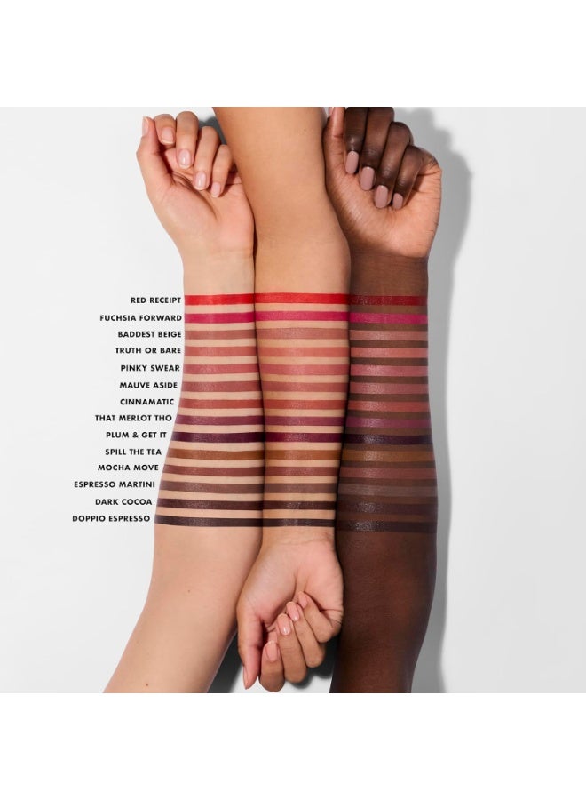 elf e.l.f. Cream Glide Lip Liner, Highly-Pigmented Pencil For Shaping & Sculpting Lips, Semi-Matte Finish, Vegan & Cruelty-Free, Mauve Aside - Image 3