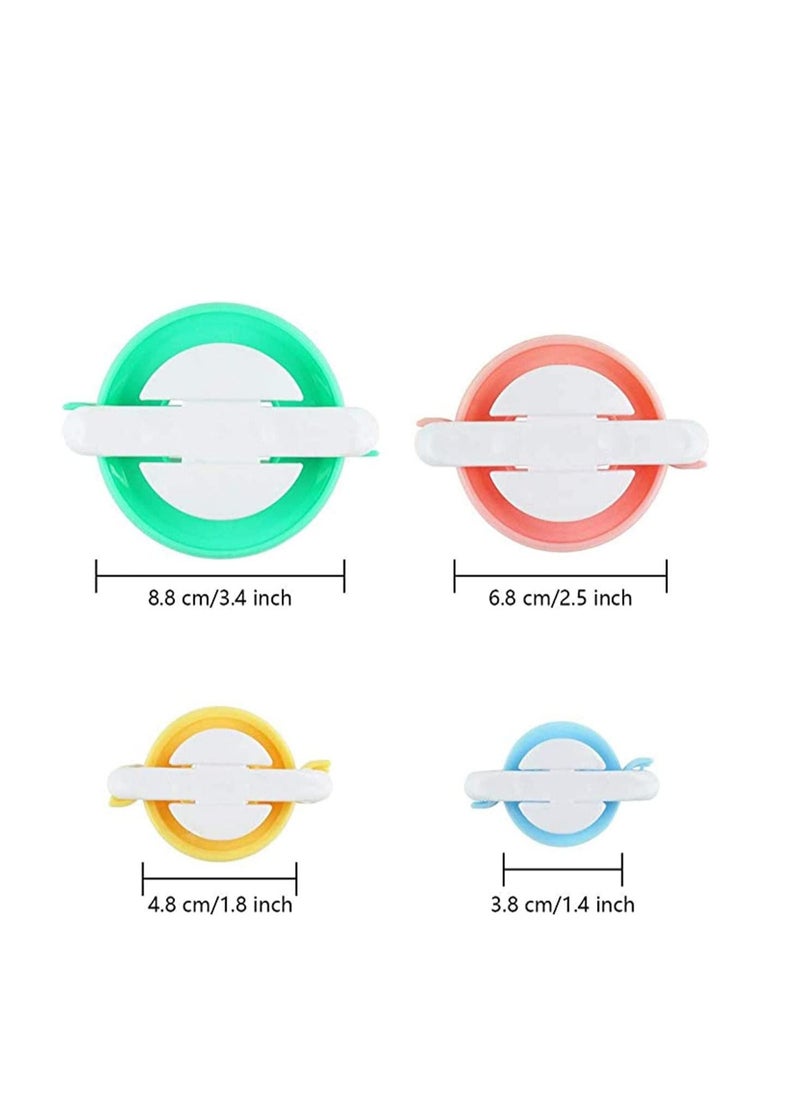 SYOSI - Pom Pom Maker,4 Sizes Fluff Ball Weaver Needle PomPom Maker Sets-DIY Pompoms Craft Doll Making Kits -Wool Yarn Knitting Craft Tool Set Pom-pom Maker for Kids or Adults - Image 1