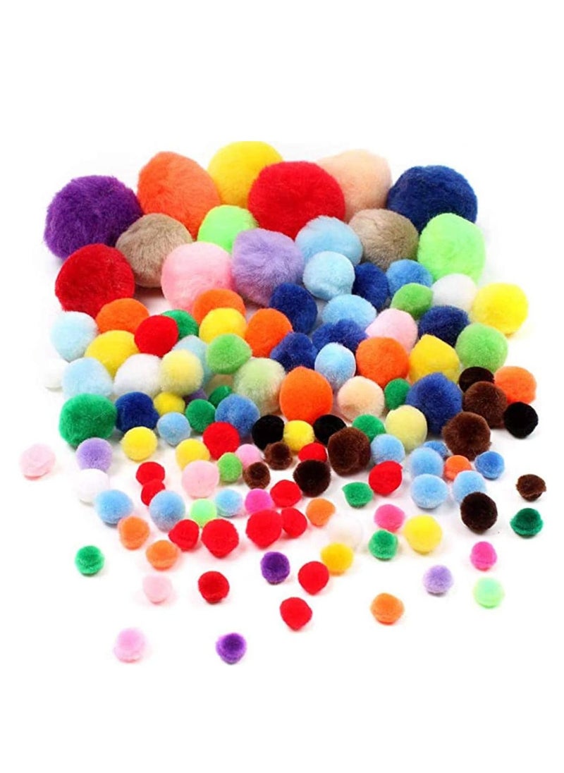 SYOSI - Pom Pom Maker,4 Sizes Fluff Ball Weaver Needle PomPom Maker Sets-DIY Pompoms Craft Doll Making Kits -Wool Yarn Knitting Craft Tool Set Pom-pom Maker for Kids or Adults - Image 1