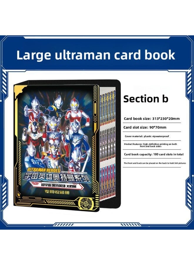 Ultraman Collection Album Deluxe Large Card Album Collection Album Yangyan Edition Card Gold Stamping Collection Album Empty Album Large Capacity