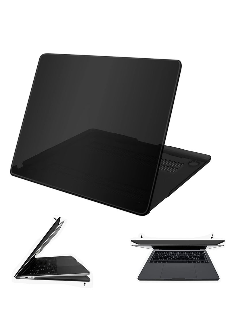 Generic 3 in 1 Case Compatible with MacBook Air 13.6 inch 2022 A2681 M2 Chip and 2024 A3113 M3 Chip and 2025 A3240 M4 Chipwith Retina Display, Plastic Hard Shell Case + TPU Keyboard Skin Cover + Screen Protector, Black  - Image 3