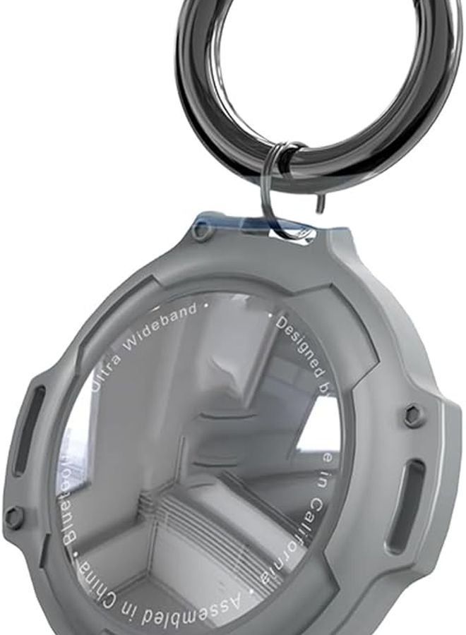 Gray Full Coverage Protective Case For Tracker Holder Scratch Proof Keychain - Image 2