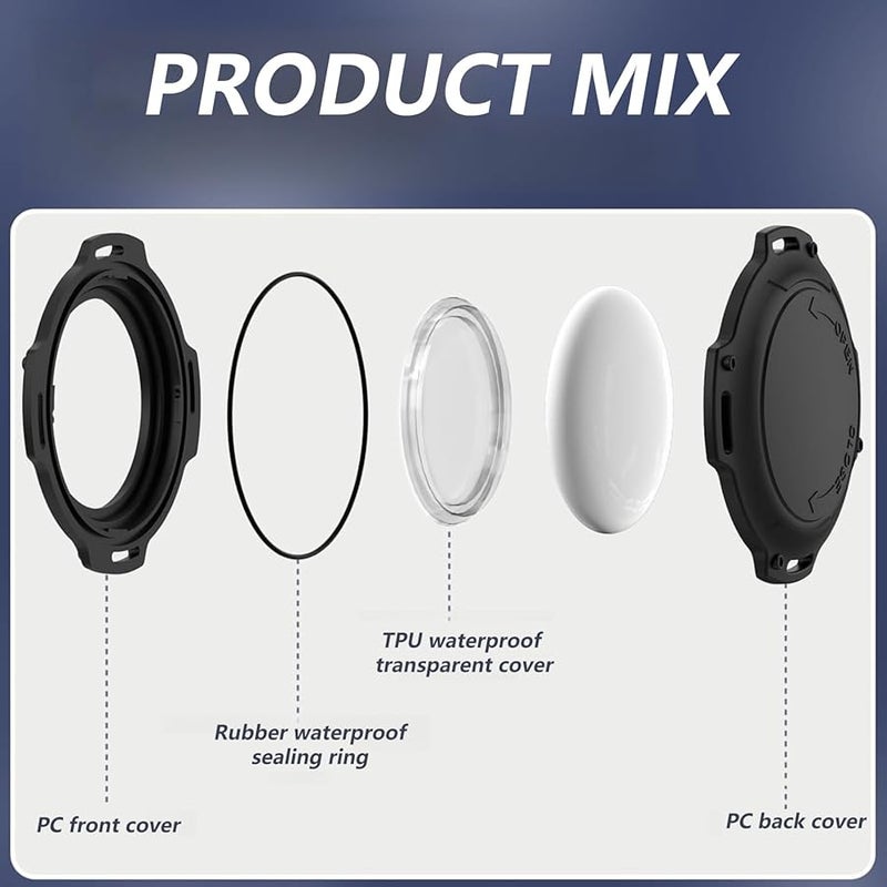 Gray Full Coverage Protective Case For Tracker Holder Scratch Proof Keychain - Image 5