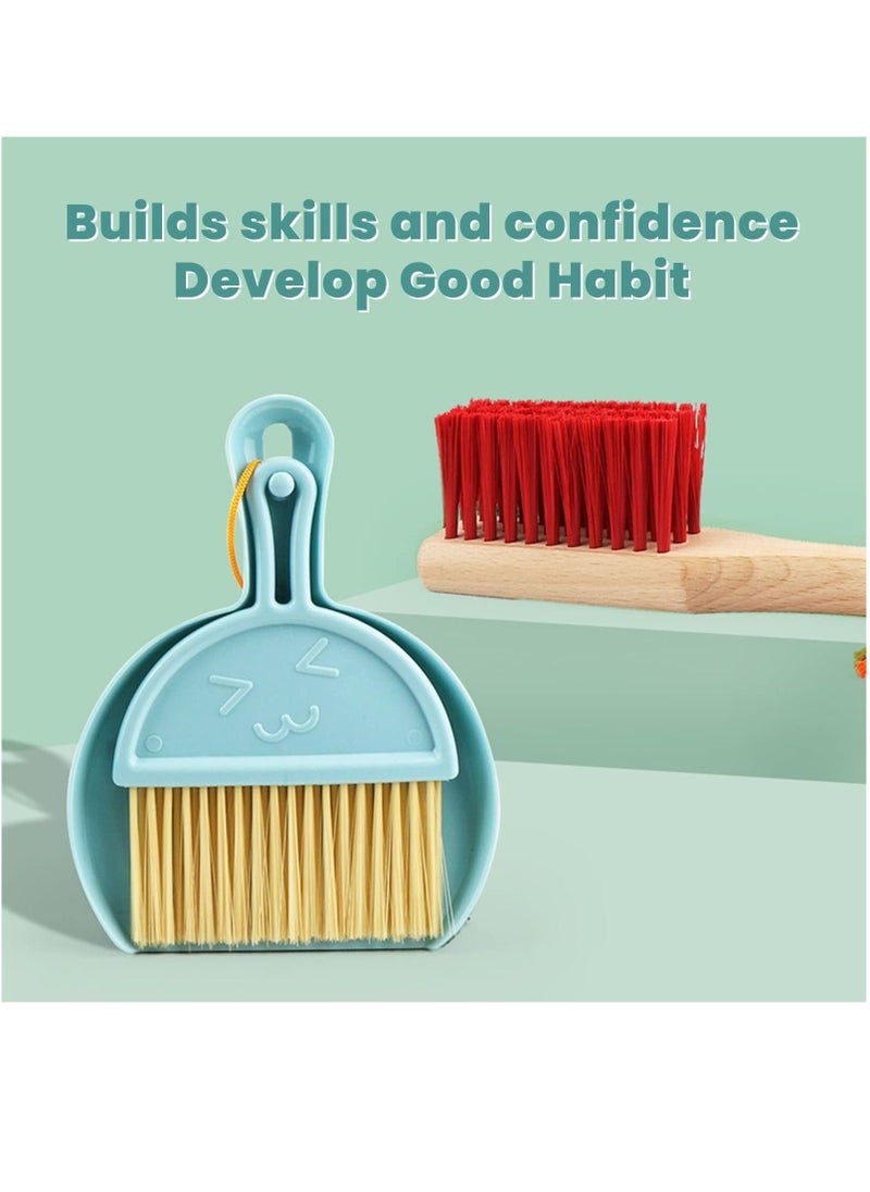 XiuWoo - Wooden Detachable Kids Children Cleaning Toy Set Housekeeping Kit - Image 1