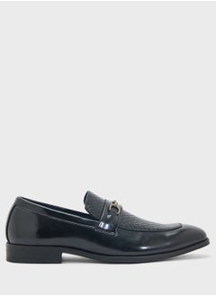 Robert Wood Texture Detail Classic Formal Slip Ons  - Image 1