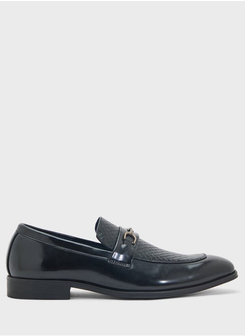 Texture Detail Classic Formal Slip Ons