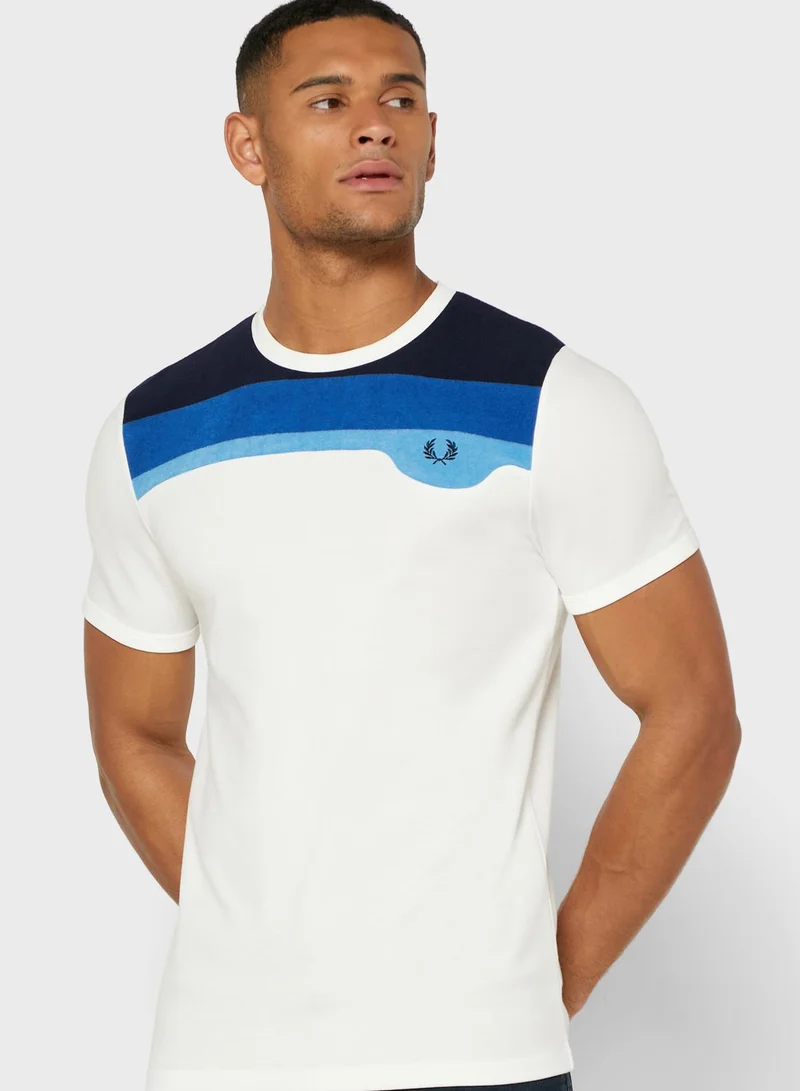 FRED PERRY Pocket Detail Crew Neck T-Shirt