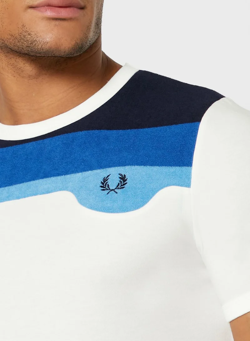 FRED PERRY Pocket Detail Crew Neck T-Shirt