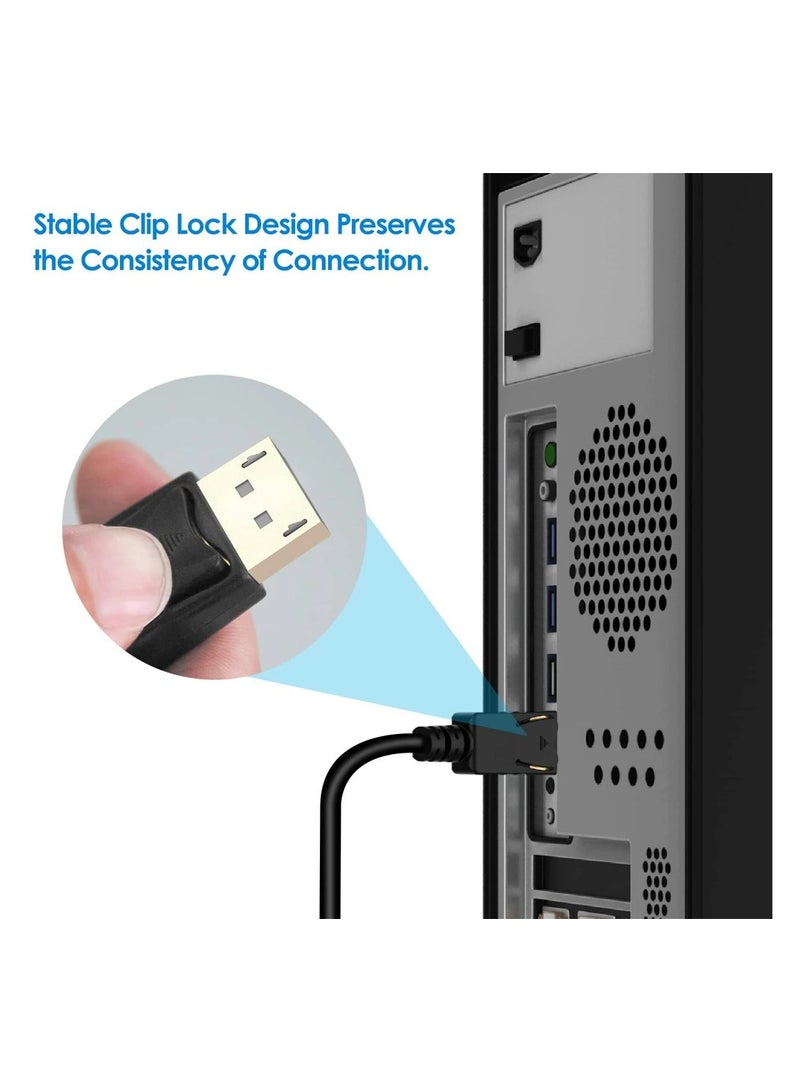 1.8 Metre Premium DisplayPort to HDMI Display Cable, 4K@60Hz, Full HD 1080p, Gold-Plated Plugs