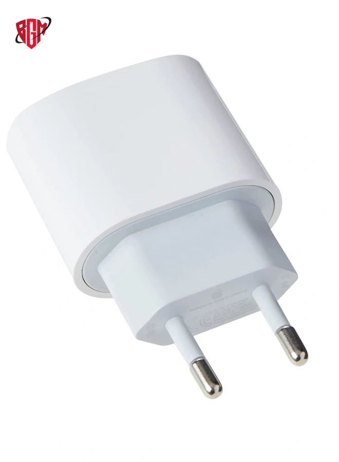 BGM Apple 20W USB-C Power Adapter 5cm - White - Image 4