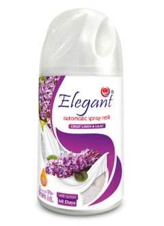 Elegant Crisp Linen and Lilac Automatic Refill Spray Air Freshener 250ml  - Image 1