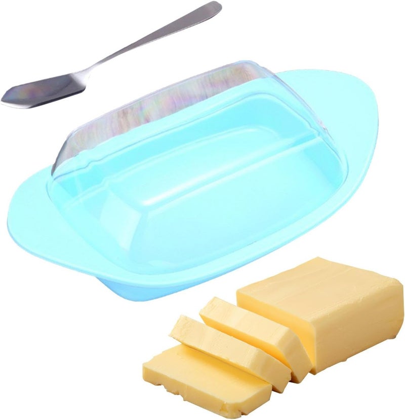 Butter Box | Dairy Food Holder with Cutter - Butter Container for Fridge,for Home Farmhouse Dining Room Restaurant Family Gathering Housewarming Birthday - Image 1