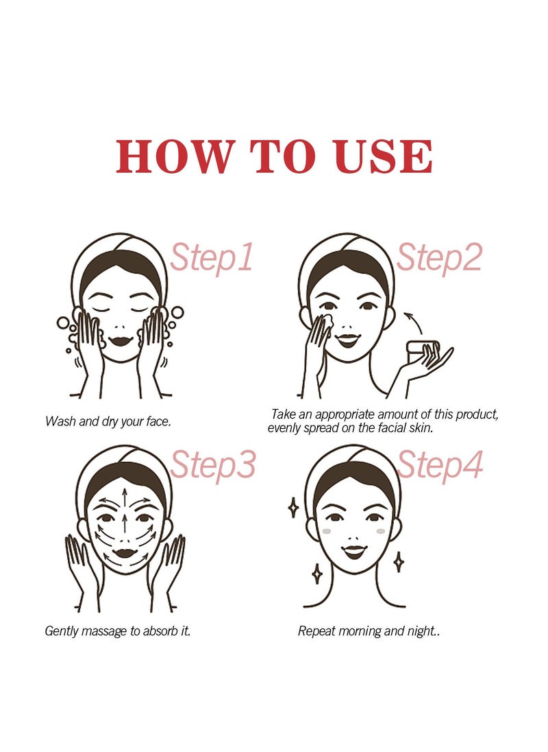 SAUVASINE - Kojic Acid Facial Cream Skin Care Moisturizing Brightening Skin Dark Spot Cream - Image 1
