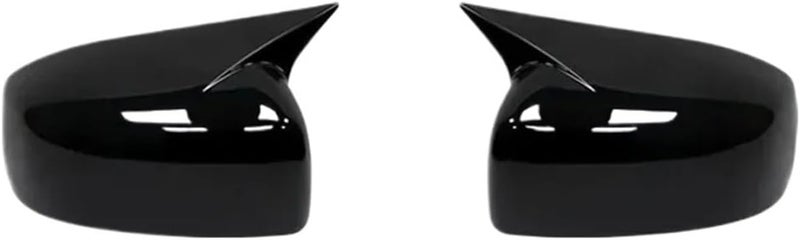 Gloss Black Rearview Mirror Cover Compatible With Lancer X 2008 2016 - Image 1