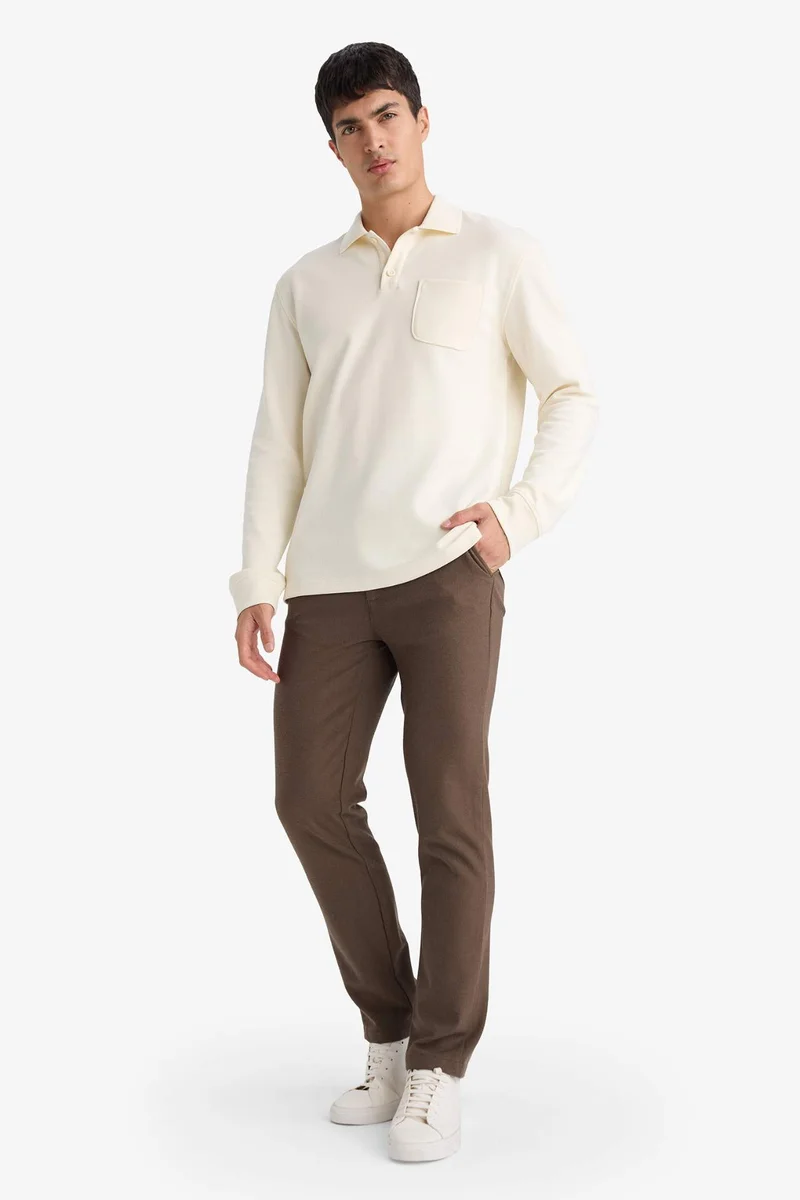 DeFacto Regular Fit Pocketed Straight Leg Trousers