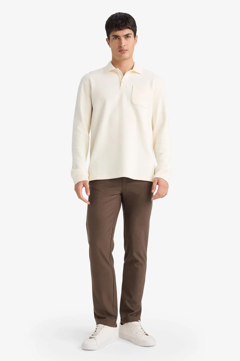 DeFacto Regular Fit Pocketed Straight Leg Trousers
