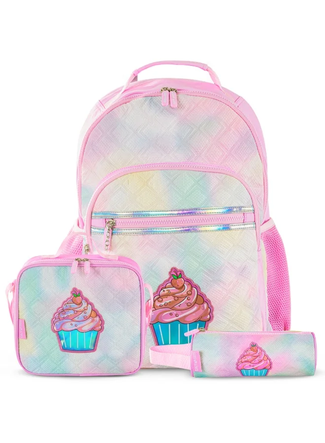 Eazy Kids Eazy Kids 17" Set of 3 Backpack w/ Lunch Bag and Pencil Case - Sugar Pop Pink