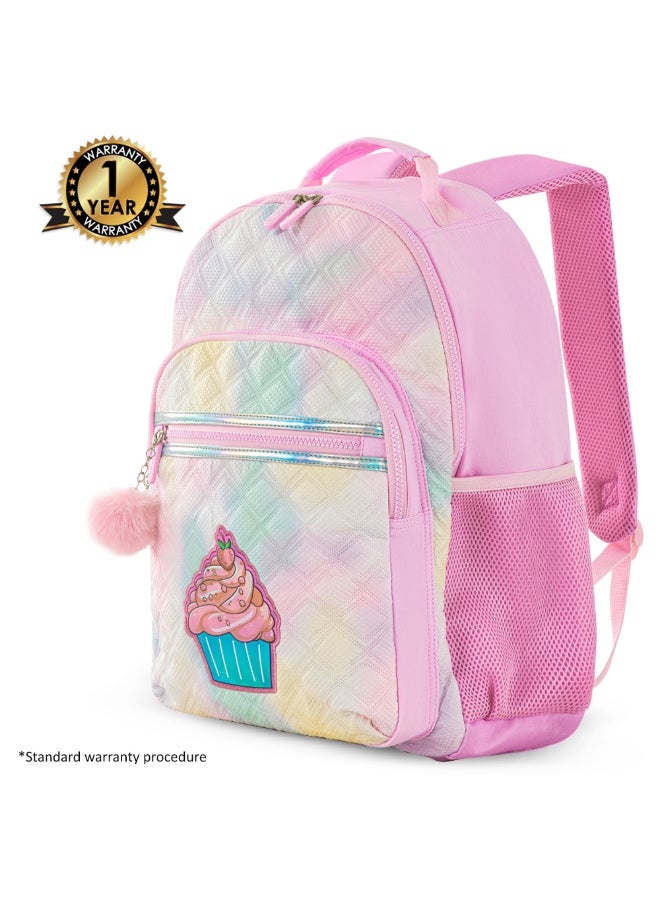 Eazy Kids Eazy Kids 17" Set of 3 Backpack w/ Lunch Bag and Pencil Case - Sugar Pop Pink  - Image 2