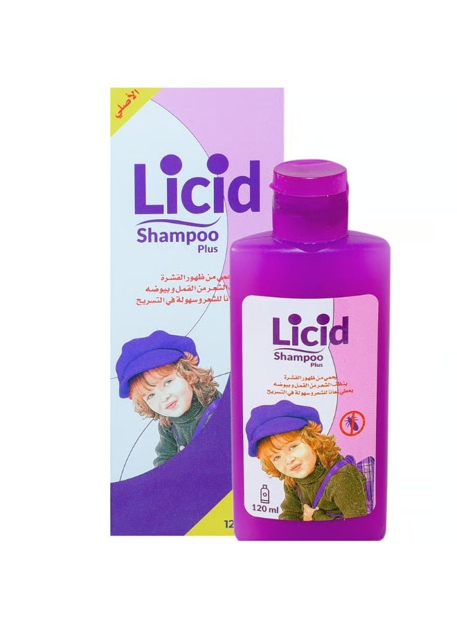 Lice-free shampoo for eliminating lice and their eggs and protecting against dandruff - 120 ml