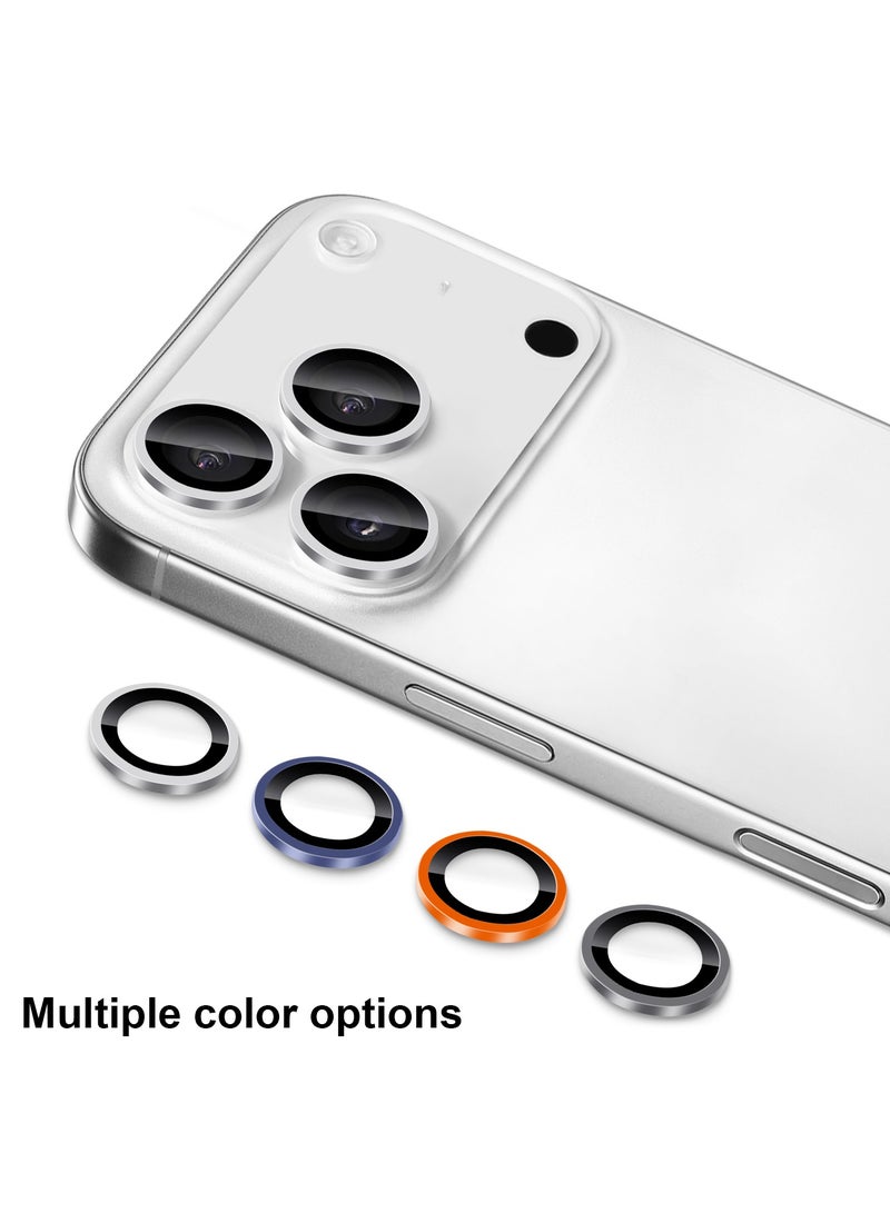 BlueFire Premium Camera Lens Protector for iPhone 17 Pro / Pro Max – 9H Tempered Glass HD Lens Protection Film, Anti-Scratch, Anti-Shatter, Dustproof, Fingerprint Resistant, Full Coverage Fit with Strong Metal Frame – Multiple Colors Available - Image 4