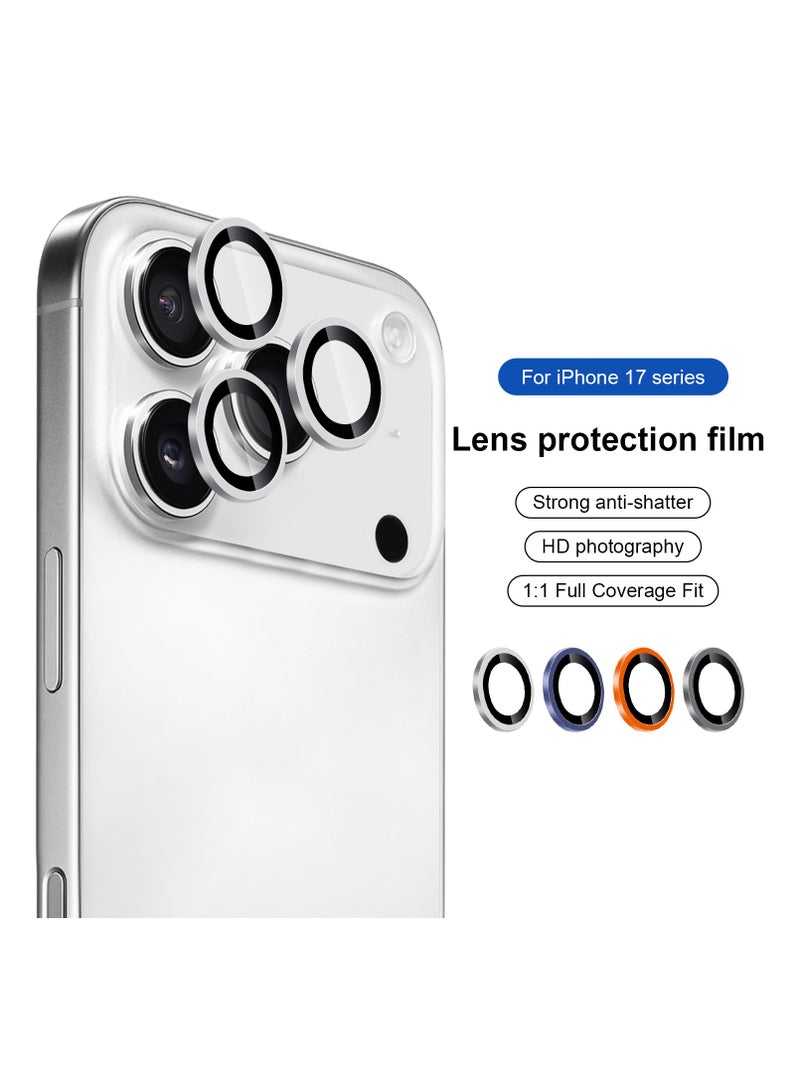 BlueFire Premium Camera Lens Protector for iPhone 17 Pro / Pro Max – 9H Tempered Glass HD Lens Protection Film, Anti-Scratch, Anti-Shatter, Dustproof, Fingerprint Resistant, Full Coverage Fit with Strong Metal Frame – Multiple Colors Available - Image 3