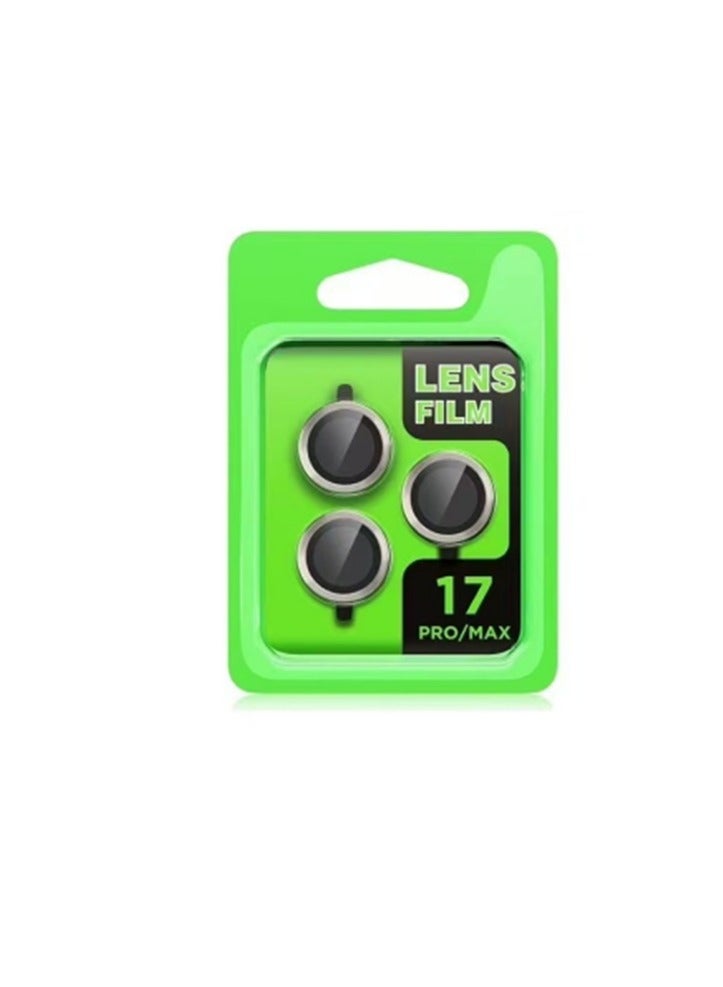 BlueFire Premium Camera Lens Protector for iPhone 17 Pro / Pro Max – 9H Tempered Glass HD Lens Protection Film, Anti-Scratch, Anti-Shatter, Dustproof, Fingerprint Resistant, Full Coverage Fit with Strong Metal Frame – Multiple Colors Available - Image 1