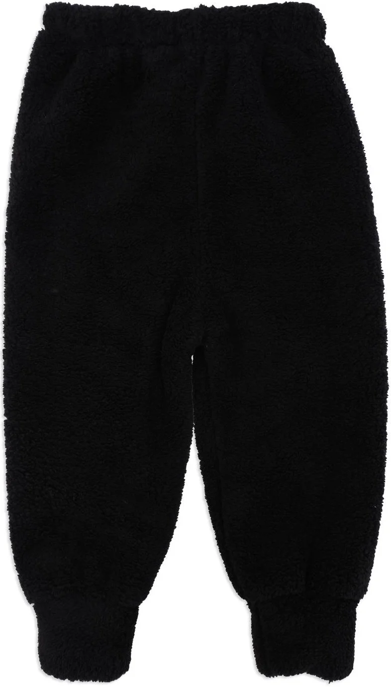 Bebelop Boy's Set Batman Printed Plush Bottom Top 2 Piece Set