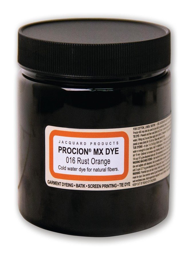 Jacquard Procion Mx Dye Rust Orange 8Oz - Image 1