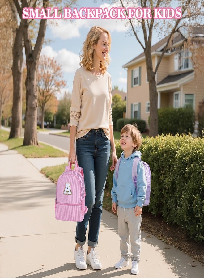 YOOLIFE Christmas Gifts For Grandkids Initial Birthday Gifts for Girls Kids Backpack for Little Girls Bookbag for Girl Toddler Gift for Daughter Pink Backpack A - Image 4