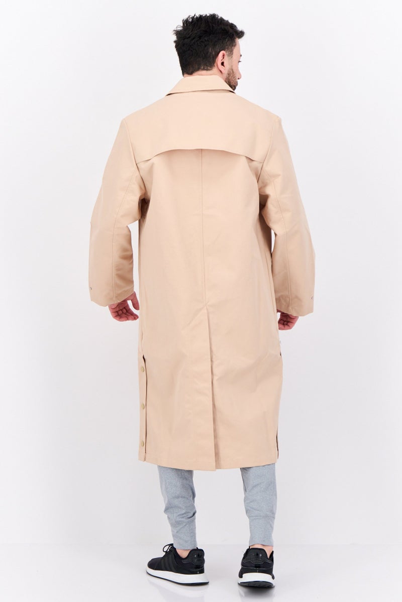 adidas Originals Men Sportswear Fit Outdoor Macintosh Jacket, Beige  - Image 4