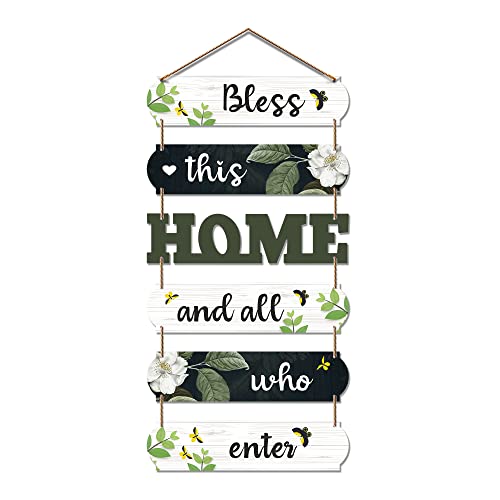 Artvibes Home Quotes Decorative Wall Art MDF Wooden Wall Hanger for Living Room | Decor Hanging Ornaments | Home Quotes Wall Hanging | Modern Decor Items | Wall Poster | Unique Gift (WH_6603N) - Image 1