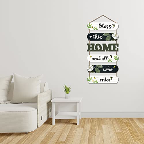 Artvibes Home Quotes Decorative Wall Art MDF Wooden Wall Hanger for Living Room | Decor Hanging Ornaments | Home Quotes Wall Hanging | Modern Decor Items | Wall Poster | Unique Gift (WH_6603N) - Image 2
