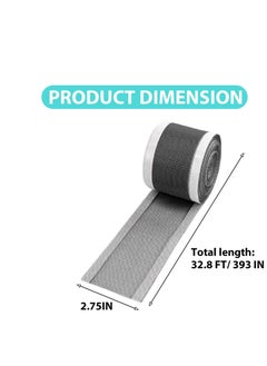 Generic Self-Adhesive Hair Filter Sticker,Disposable Shower Drain Hair Catcher - Cutable Shower Drain Hair Catcher Mesh Stickers for Any Length, Suitable for Bathroom, Bathtub, Kitchen  - Image 2